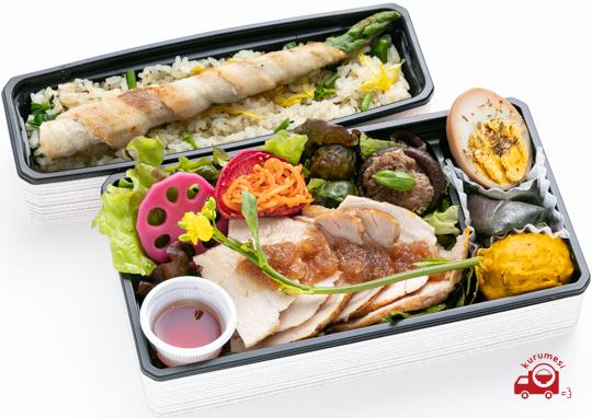 農園デリ ローストビーフとおからコロッケ 1 000円 農園deliの弁当配達 くるめし弁当