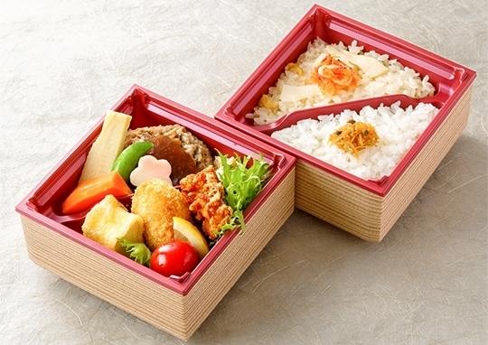 梅の花 豆腐ハンバーグと卯の花コロッケの二種御飯弁当 1 180円 梅の花銀座並木通店 くるめし弁当