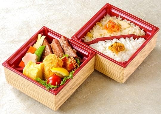 梅の花 黒毛和牛ステーキと卯の花コロッケの二種御飯弁当 1 670円 梅の花銀座並木通店の弁当配達 くるめし弁当