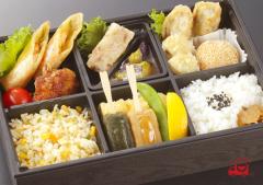 チャイナ梅の花の弁当配達 湯葉と豆腐 創作中華料理の弁当 くるめし弁当